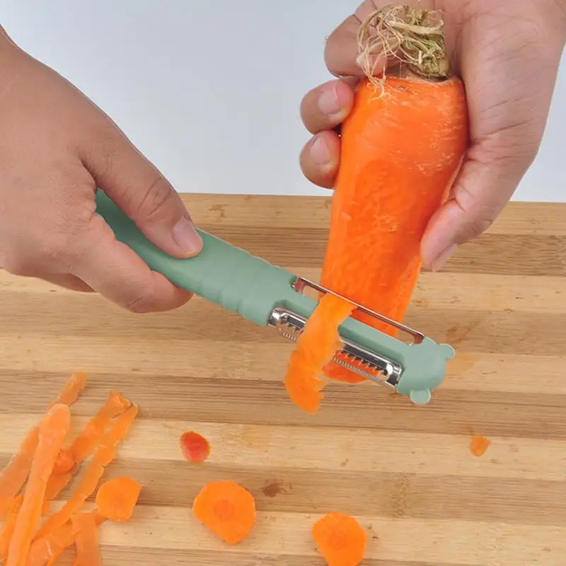 Vegetable Peelers For Kitchen Portable Carrot Shredder Vegetable Fruit Peeler Comfortable Grip Vegetable Slicer Fruit Cutter