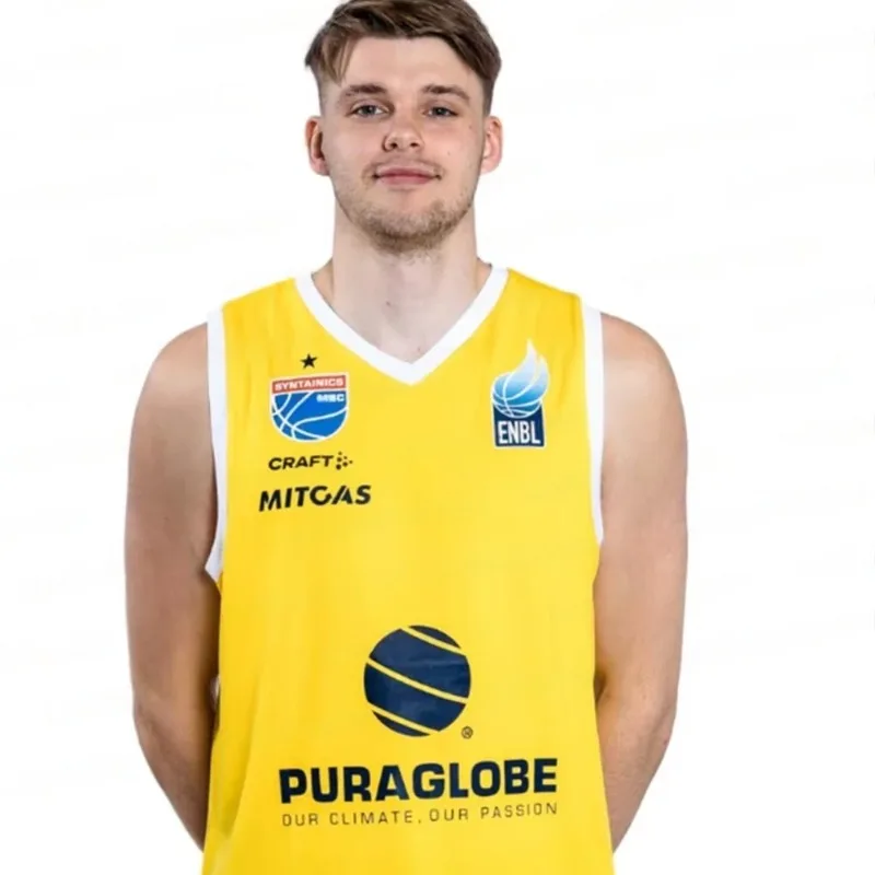 تي شيرت رجالي بدلة كرة السلة الألمانية التجفيف السريع بأكمام قصيرة الاصطناعية MBC Weissenfels بدلة كرة السلة الرياضية للرجال 2025