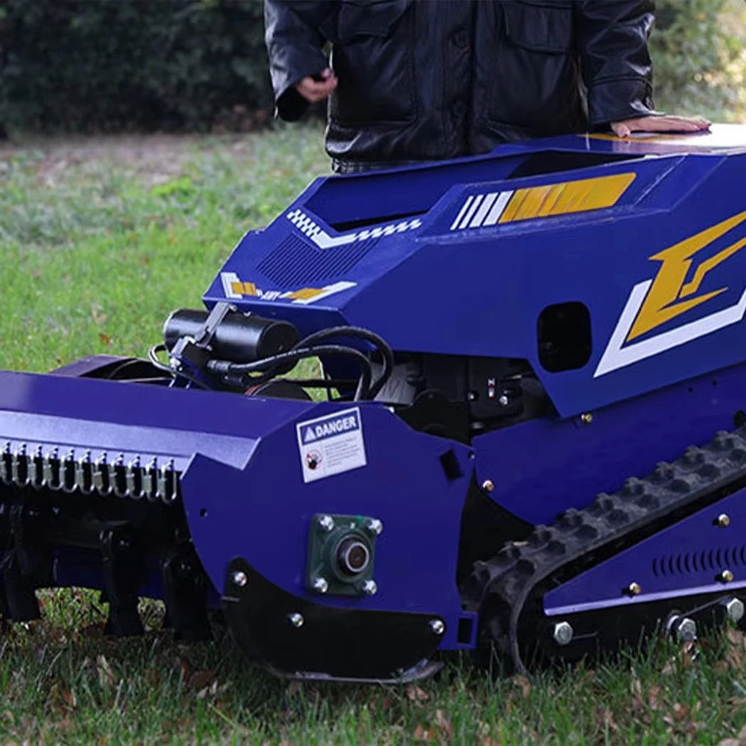 High Performance Engine CE EURO 5 Crawler Remote Control Flail Robot Lawn Mower on Sale