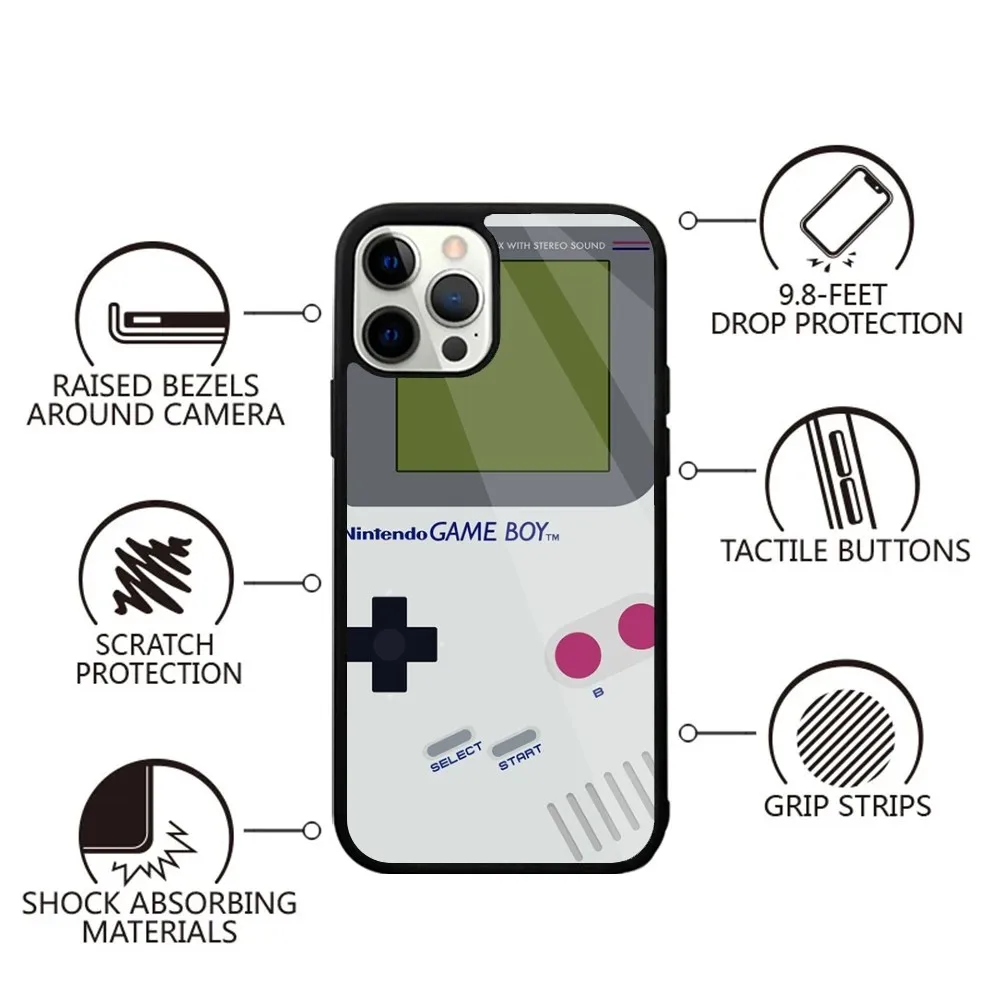 Video Game Boy  Phone Case Strong Magnetic For IPhone 16,15,14,13,Pro,Max,Plus,11,12,Mini For Magsafe Wireless Charging