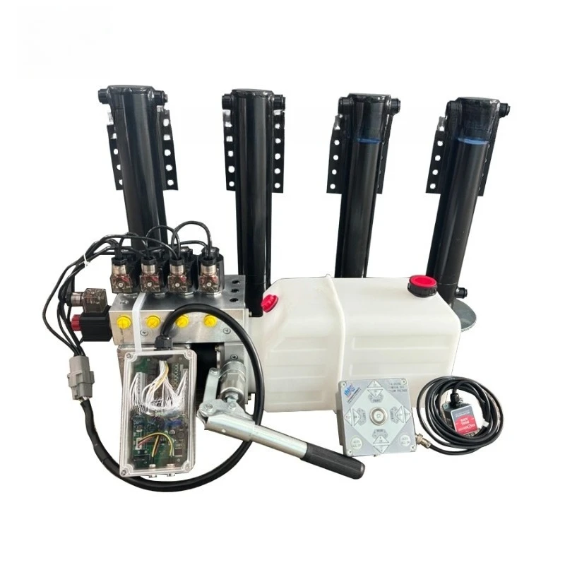 Support Legs One Button to Achieve Leveling Hydraulic Auto Leveling System for Motorhome