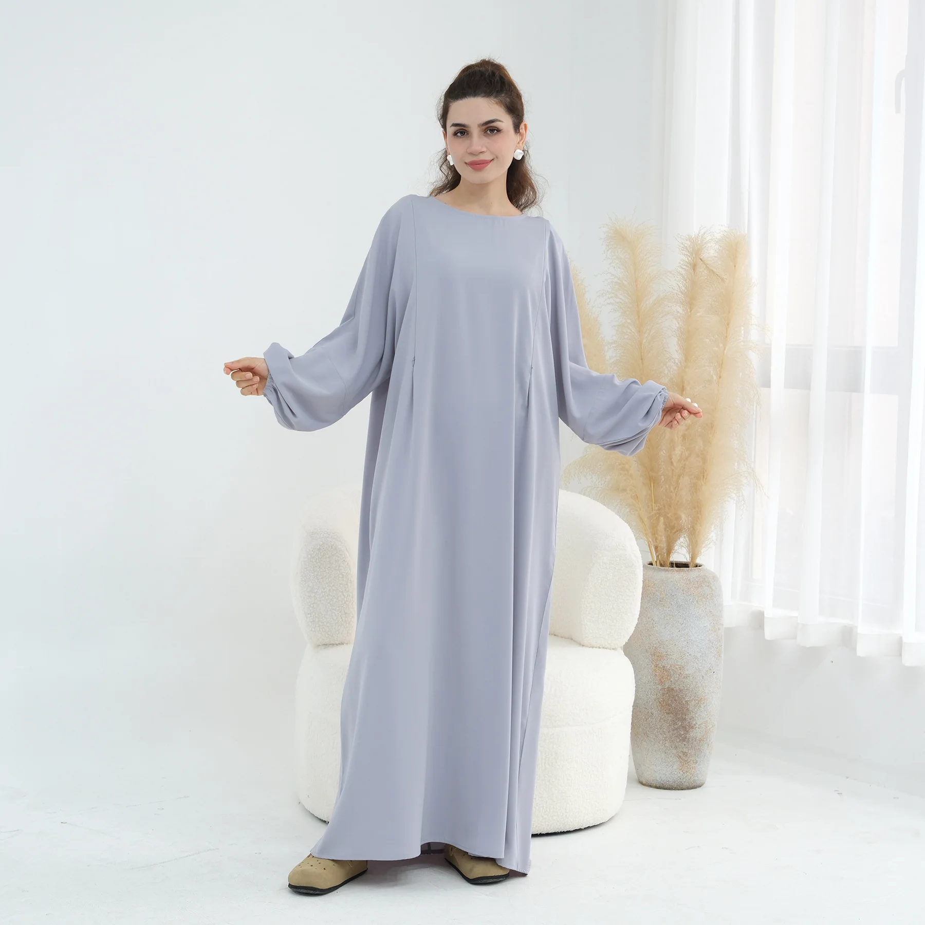 

Мусульманское платье для женщин на Рамадан 2026: Абайя, Химар, Джильбаб, Кебая, Кафтан, Хиджаб, Дубайское кимоно, Исламская одежда, Никаб