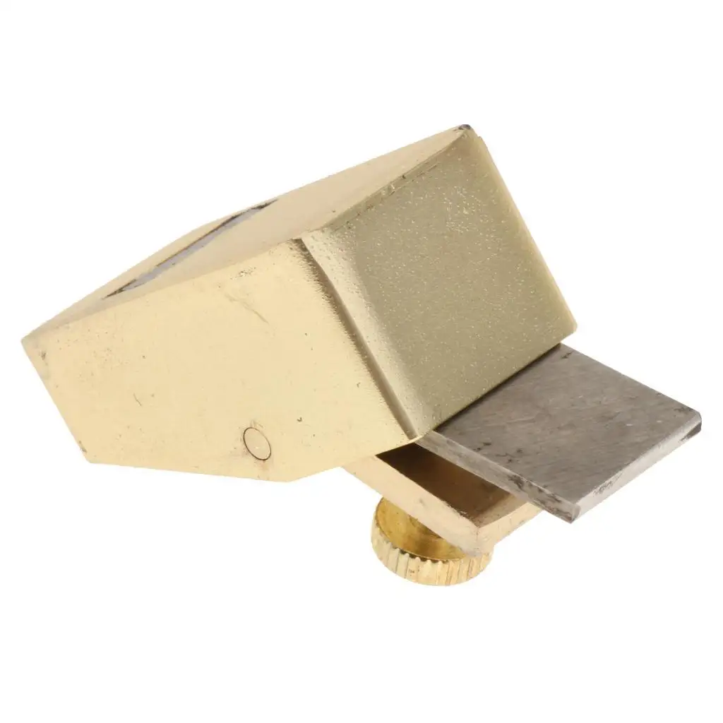 

Миниатюрный латунный рубанок для изготовления скрипок, инструмент для деревообработки, мини-рубанок для работы с деревом