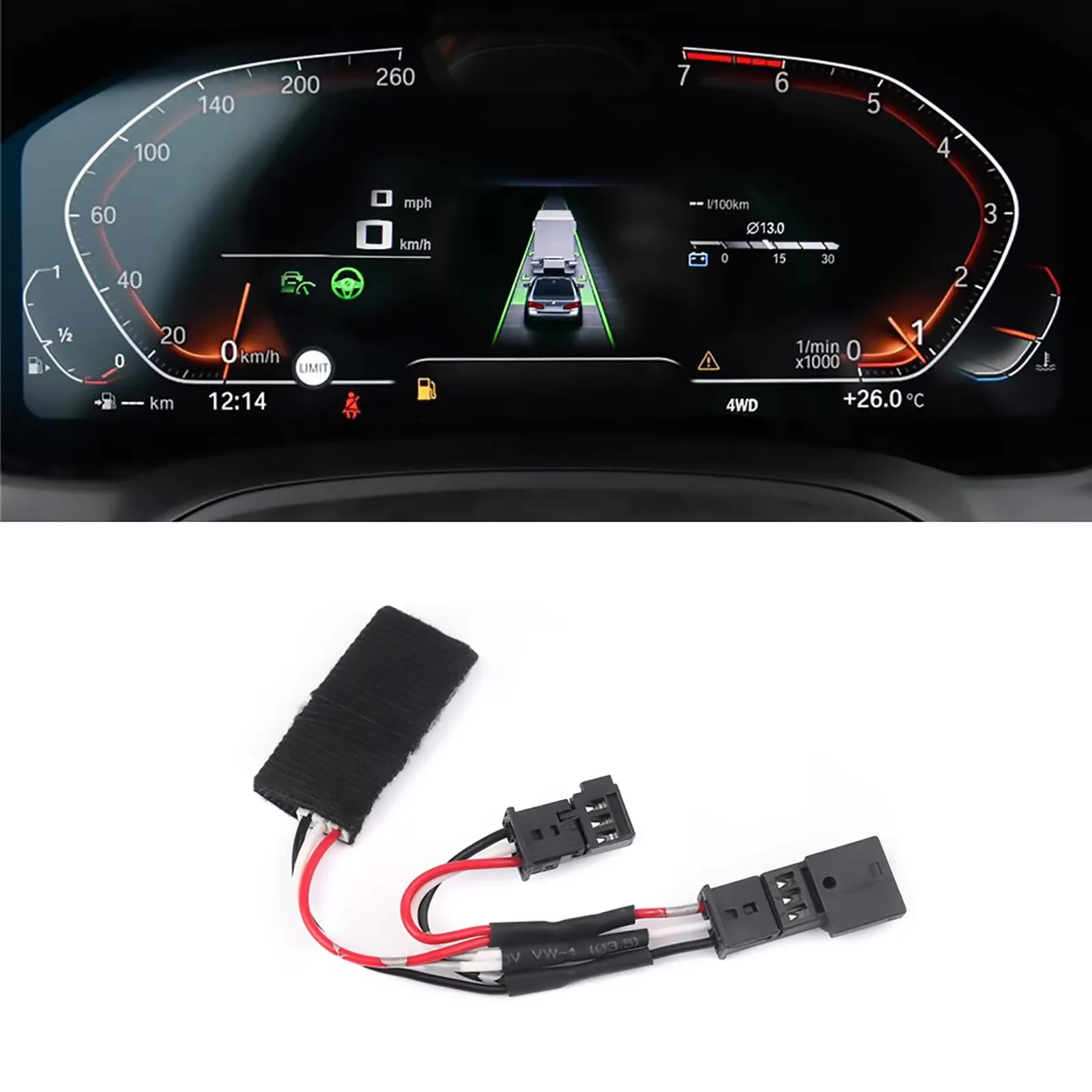 TJA Touch-free ACC PRO Automatische Cruise Modul 5AU/5AT HOD Hand Off Erkennung Emulator Für BMW G Serie G05 G06 G07 G20