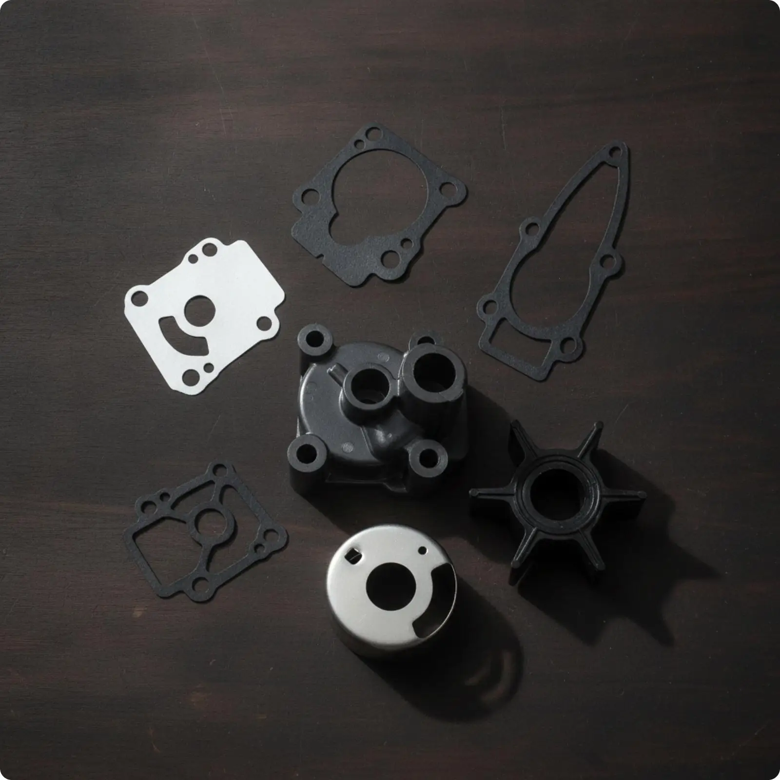 Marine Outboard Water Pump Housing Repair Kit for Japanese 8 9.8 Model with Impeller