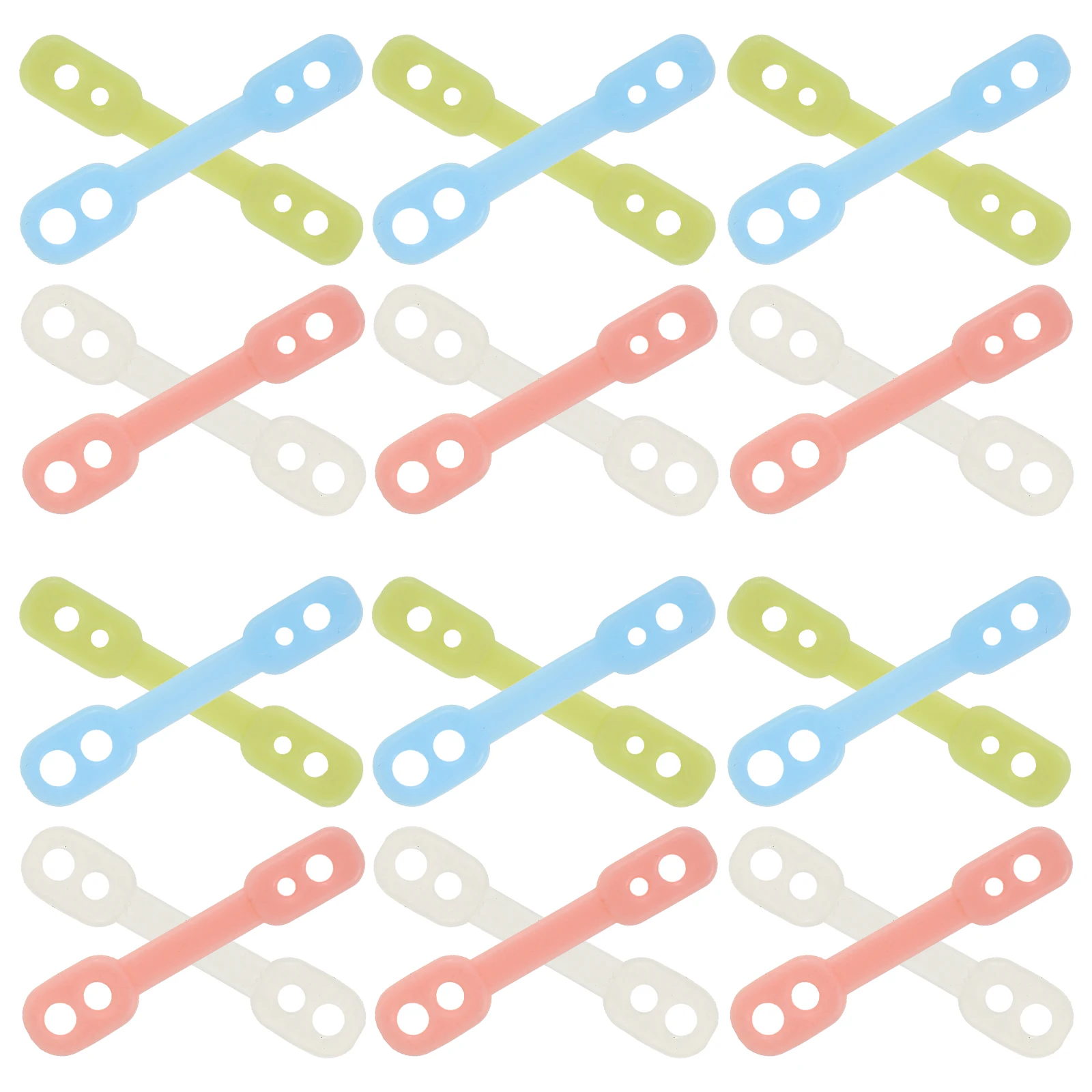 

100pcs Windproof Grips Clothes Buckle Silicone Laundry Fastener Home Storage Wind-Proof Buckle For Hanger Hanging Solution