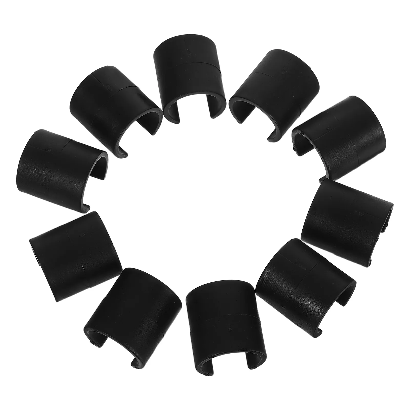 

10 Pcs Corner Flag Buckles Marker Pole Clips Football Training Equipment Plastic ABS Flagpole Connectors Soccer Agility Sturdy