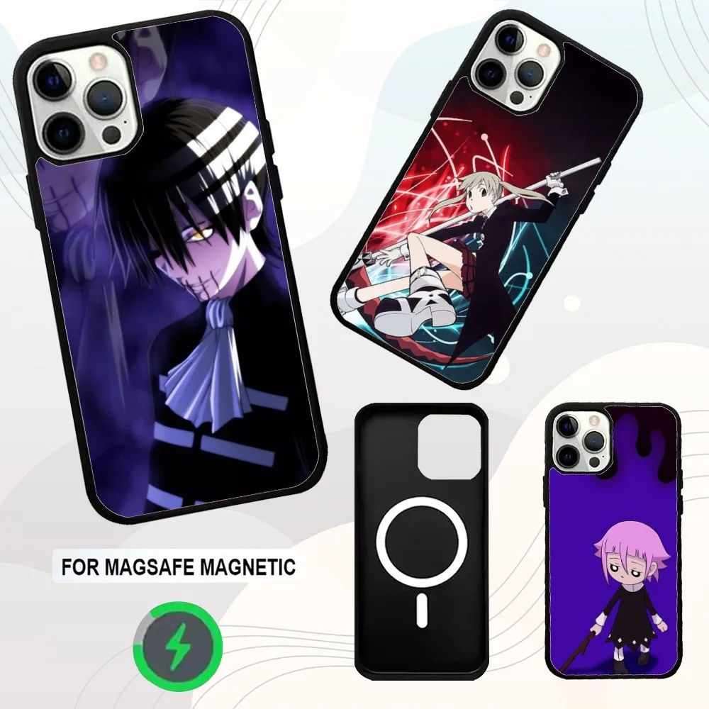

Anime S-Soul Eater Phone Case For iPhone 16e,16,15,14,13,12,11,Plus,Pro,Max,Mini Magsafe Magnetic Wireless Charging