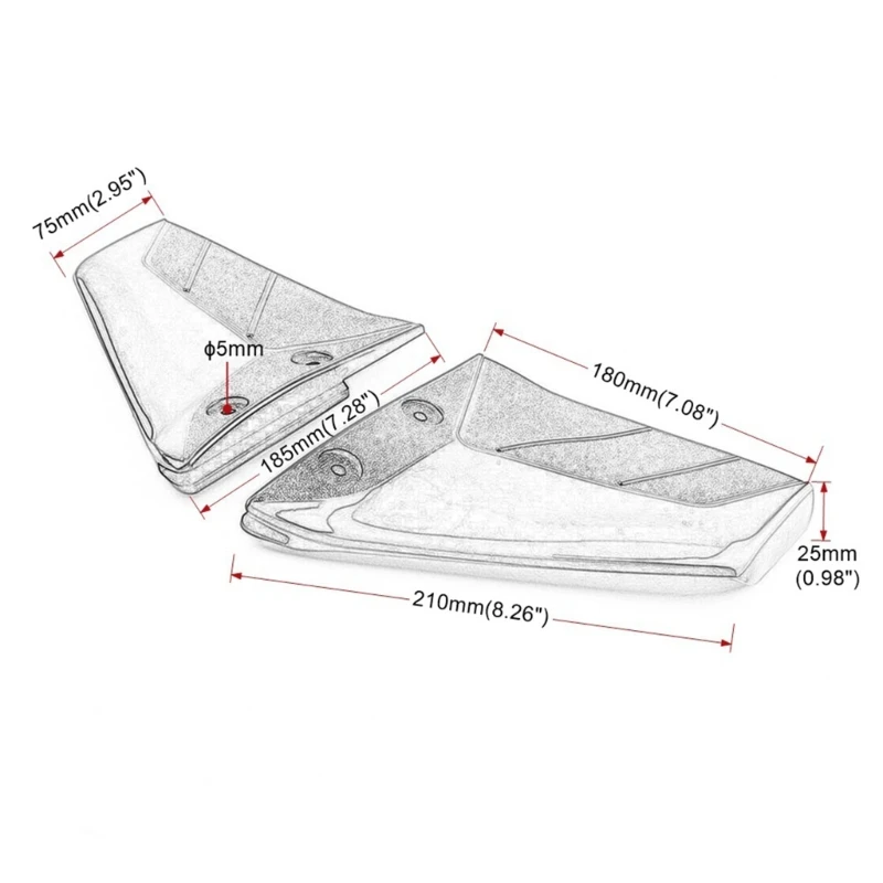 Marine Hydrofoil, Anti-UV 4‑50HP Stabilizer Fins Boat Enigne Hydro-Stabilizer with Nut Drop shipping