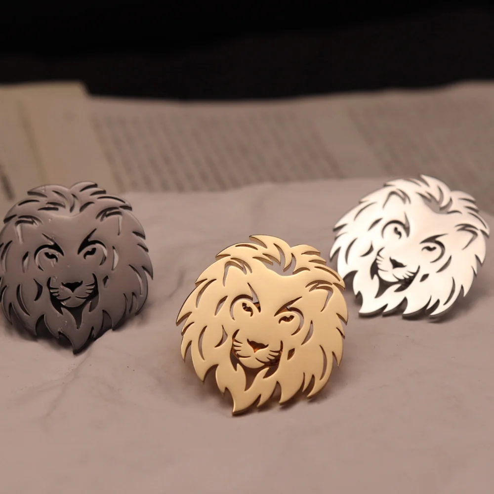 

The Cross Pin as a Gift to Fast delivery of ferocious lion birthday gift for family, perfect pendant