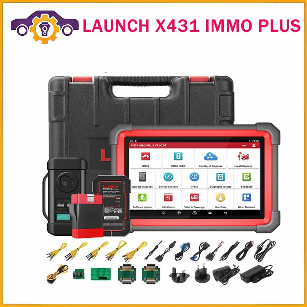 

LAUNCH X431 IMMO PLUS Car Diagnostic Scanner X-PROG 3 Key Programming Tools All System CANFD DIOP OBD2 Code Reader Free Shipping