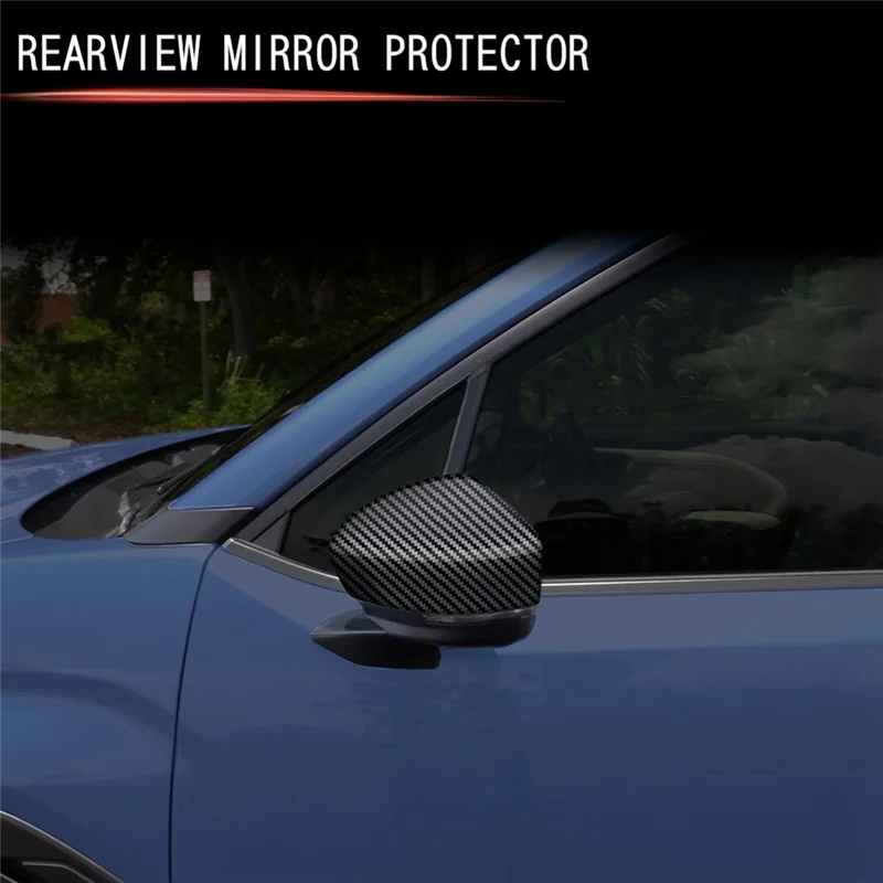 سيارة مرآة الرؤية الخلفية غطاء مرآة الباب قذيفة لسوبارو فورستر 2025 مرآة الرؤية الخلفية غطاء ألياف الكربون