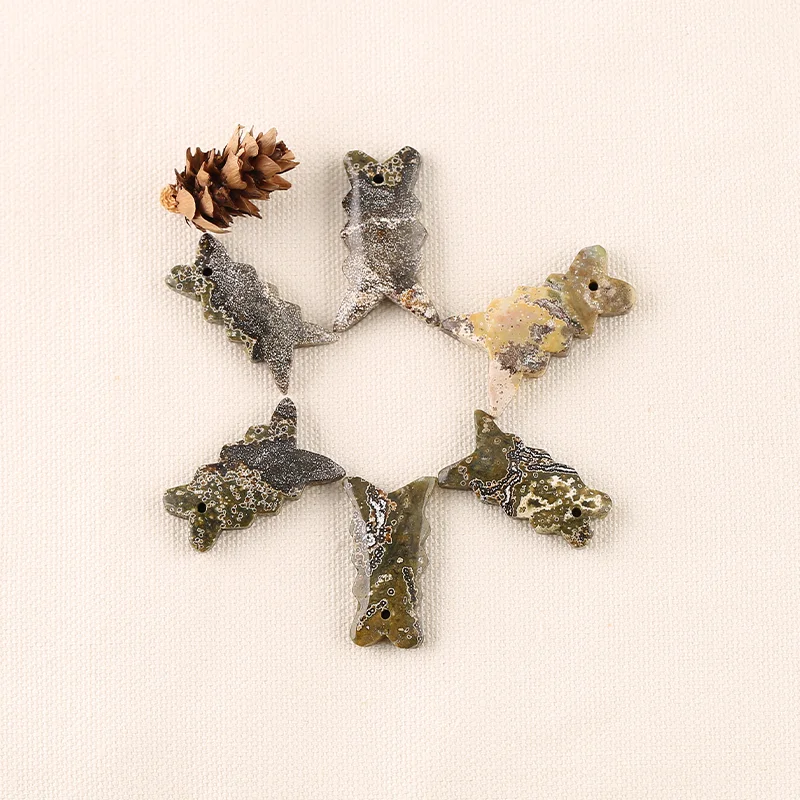 

AAA+ B&F 6PCS Ocean Jasper Earring Beads for Jewelry Making, Handmade Natural stones beads, Stones for jewelry Making Supplies