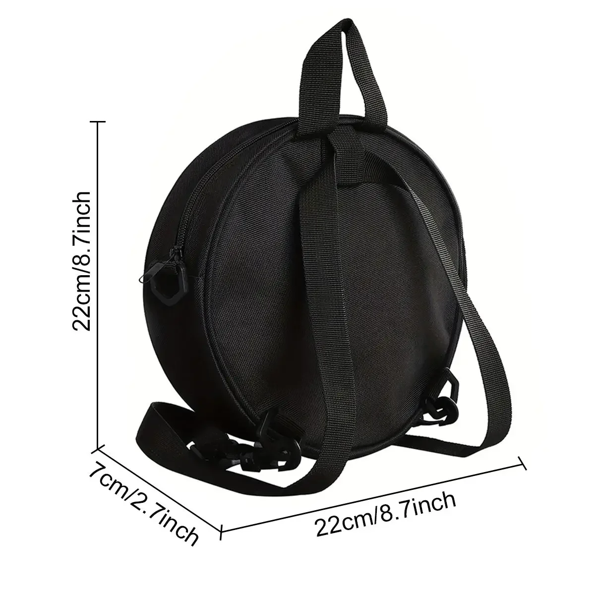 Starry Sky Print Round Shoulder Bag Casual Messenger Bag Daily Adjustable Strap Crossbody Bag for Woman Best Gifts 2D Flat