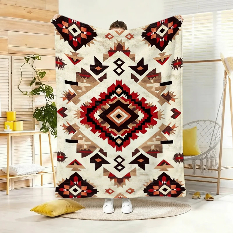 Home Office Guest Room - Boho Tribal Arrow Throw Blanket Office