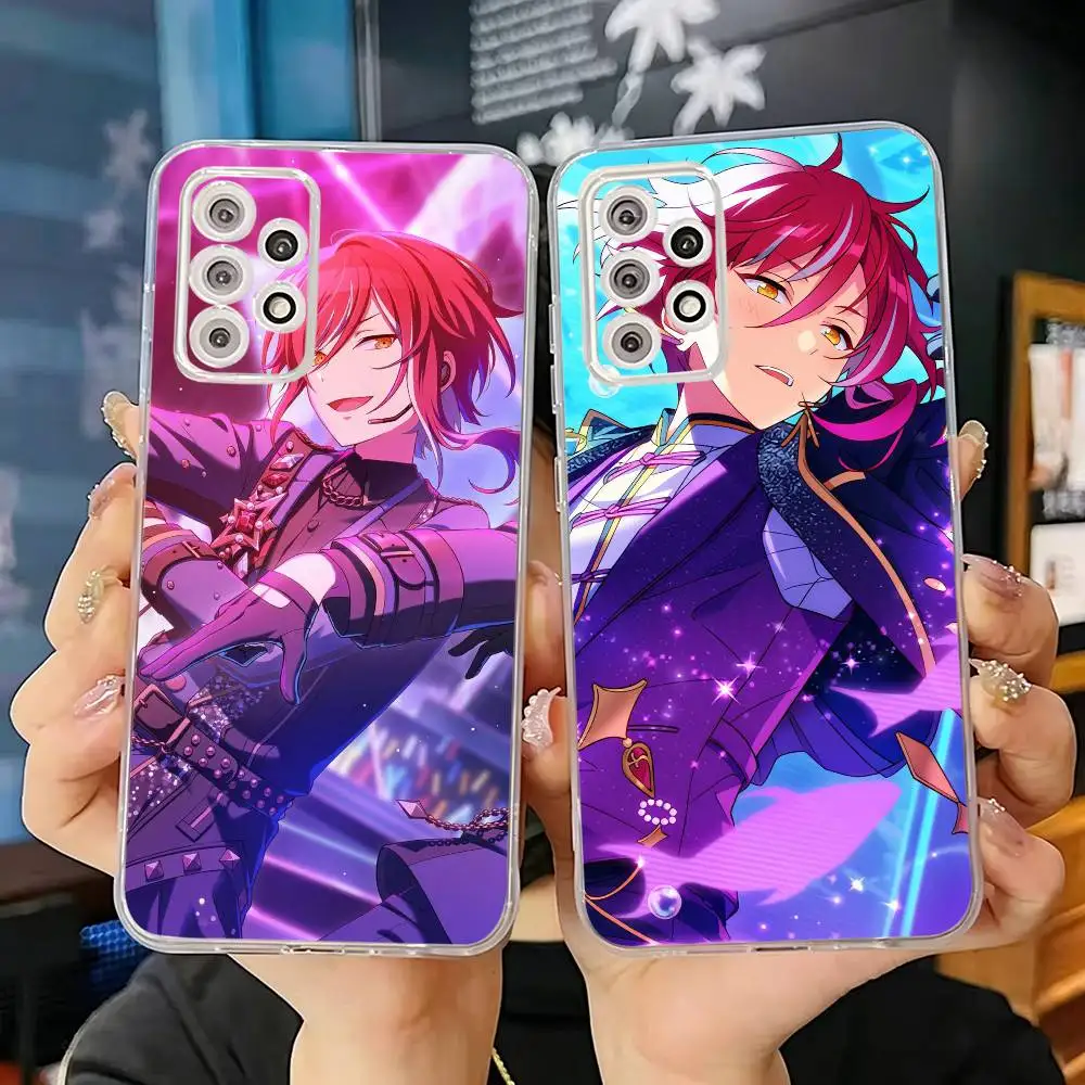 Ensemble Stars Natsume Sakasaki Phone Case Transparent Silicone Soft For Samsung S25,S24,S21,S22,S23,S30,Ultra,S20,Plus,Fe