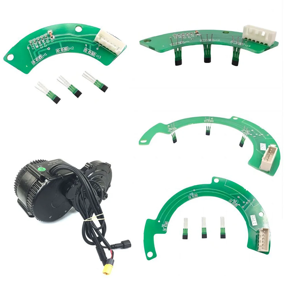 1pc Hall PCB Board For Bafang BBS0102 HD G340 G320 Midmotor Hall PCB Board Electric Bicycle Accessories ABS Hall Sensor Board