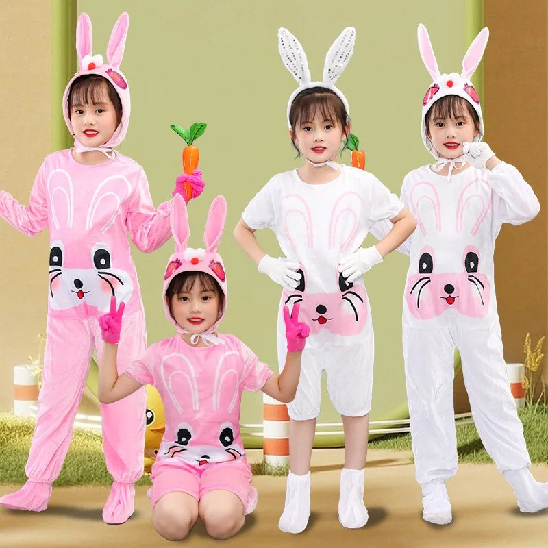 Rabbit Dance Costume Girls Stage Wear Festival Celebration Modern Dance Dress for Girls Lyrical Contemporary Freestyle