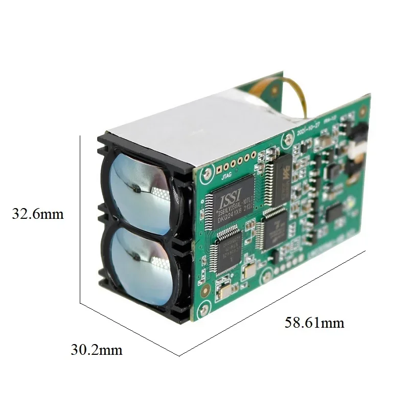 High Performance 2200m Laser Rangefinder Module 905m UART 2km Long Range Parking Sensor