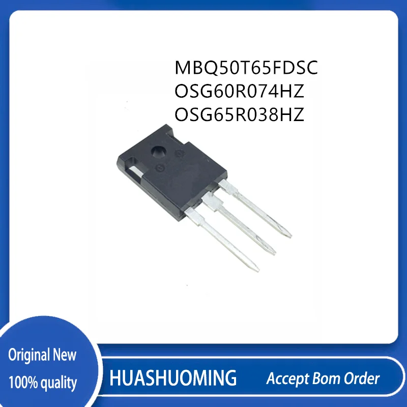 1Pcs/Lot MBQ50T65FDSC 50T65FDSC OSG60R074HZ 60R074HZ OSG60R074 OSG65R038HZ  G65R038  TO-247-3