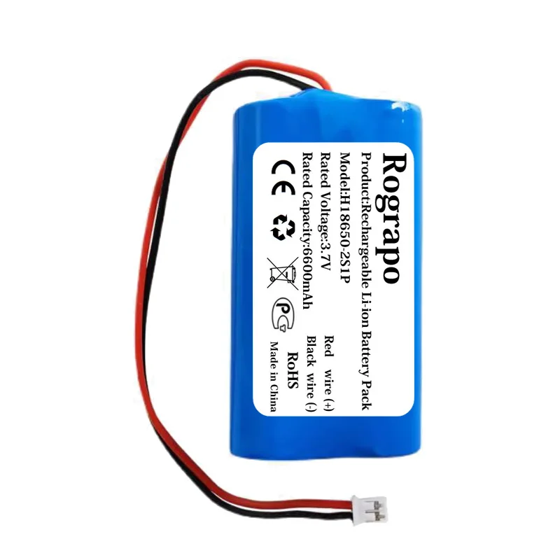 Nowy 3.7V 6600mAh Xdobo X8 60w głośnik Bluetooth 18650 akumulator litowo-jonowy