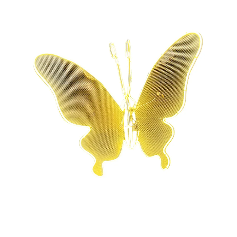 Outdoor waterproof led lawn light butterfly Chinese shape landscape luminous decoration flower garden ornament crafts