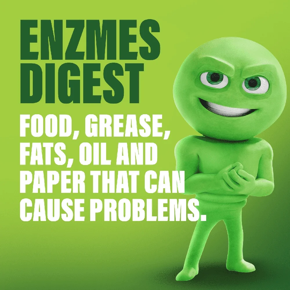 Garbage Disposal Drain Cleaner Enzymatic Formula Eliminates Odors Clogs Citrus Scent 22.6 fl oz 6 Uses Effective Cleaning