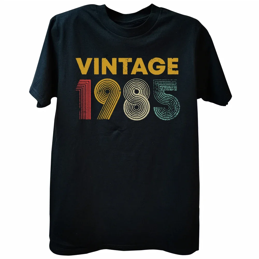 2023 Graphic Streetwear Short Sleeve T-shirt Vintage 1985 38th Birthday Gift Men Women 38 Years Old TShirts Summer Style