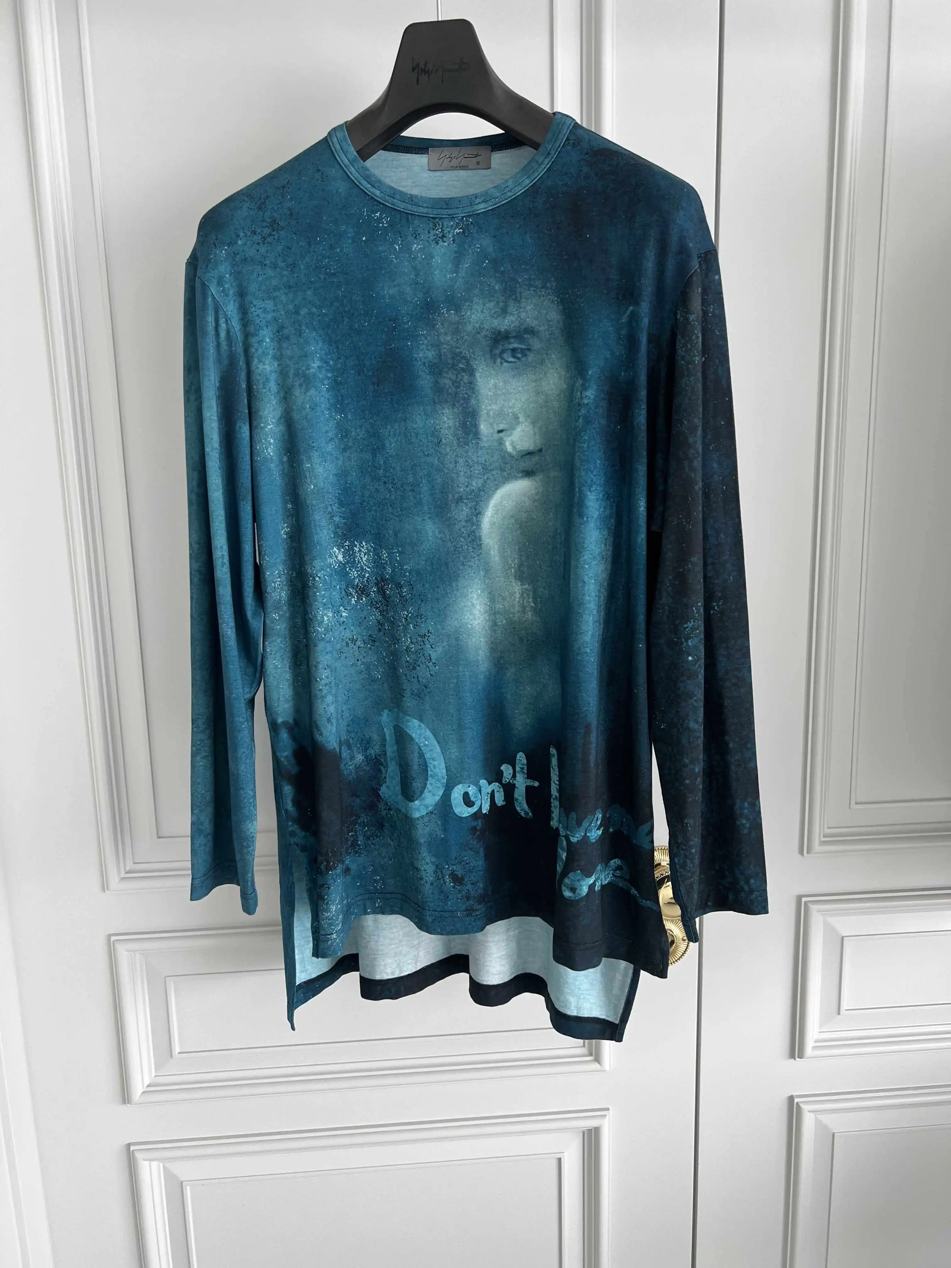 

TOP-YAMAMOTO's original design, the artistic hand-painted Tencel cotton sweatshirt with the "Uchida Suzu Refuses to Eat" print