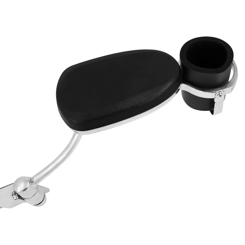 

Adjustable Passenger Handlebars with Cup Holder & Rack for Honda GL1800, Plug and Play Installation
