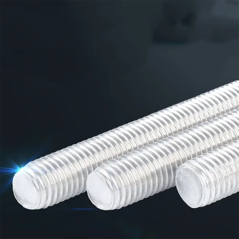 

6061 Aluminum Alloy Tooth Bar, Screw, Full Thread, Aluminum Screw, Threaded Double Head Stud M6 M8 M10 M12 M14 M16