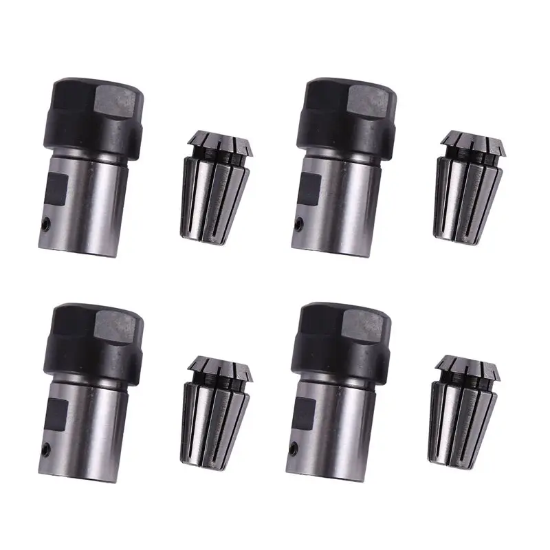 

ABMH-4 шт. C20 ER16 32L 8 мм зажимные стержни для шпиндельного двигателя + 4 шт. цанги ER16-1/8 (3.175) мм