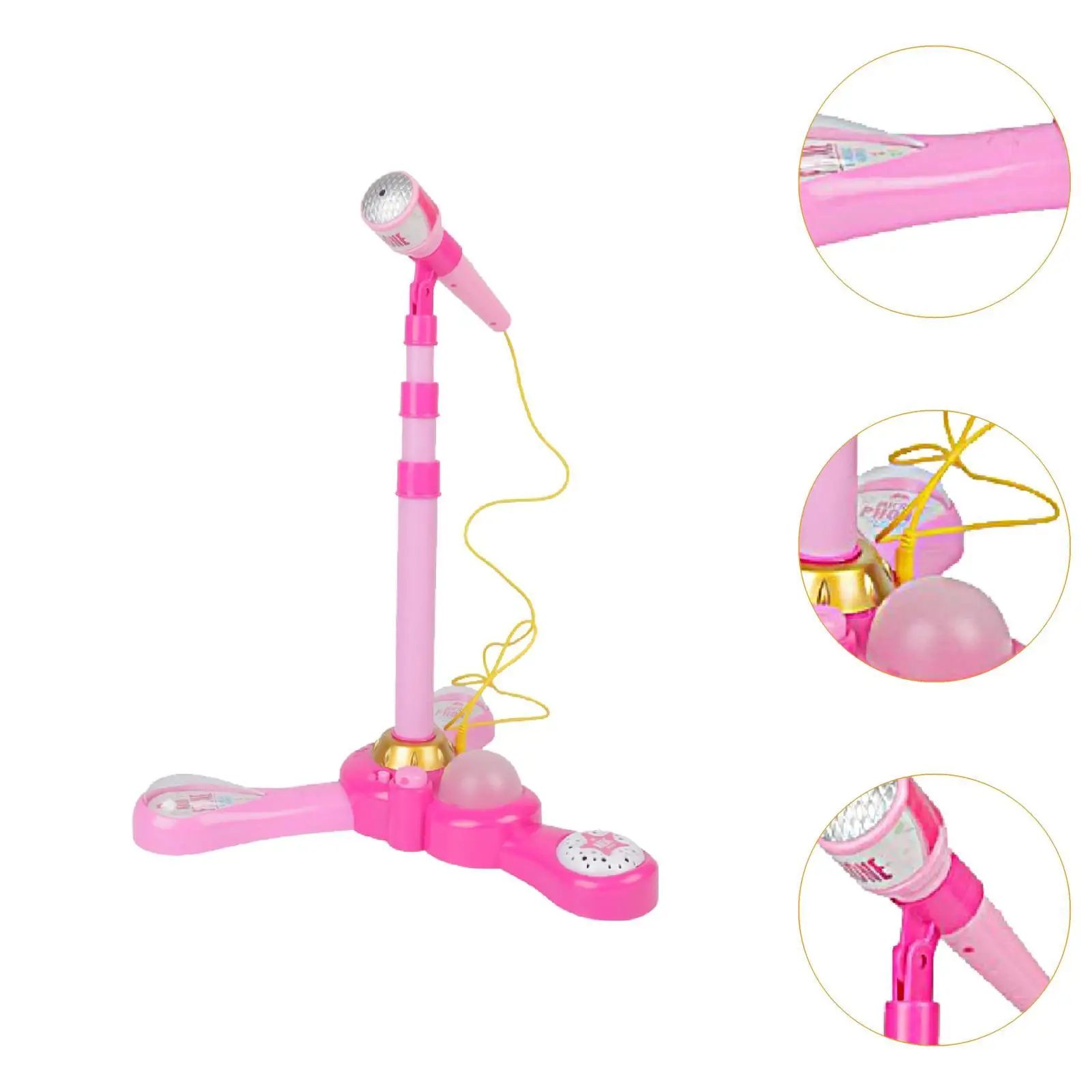 Детская подставка для микрофона, игрушка для вечеринки, регулируемая подставка, игрушка для микрофона для пения