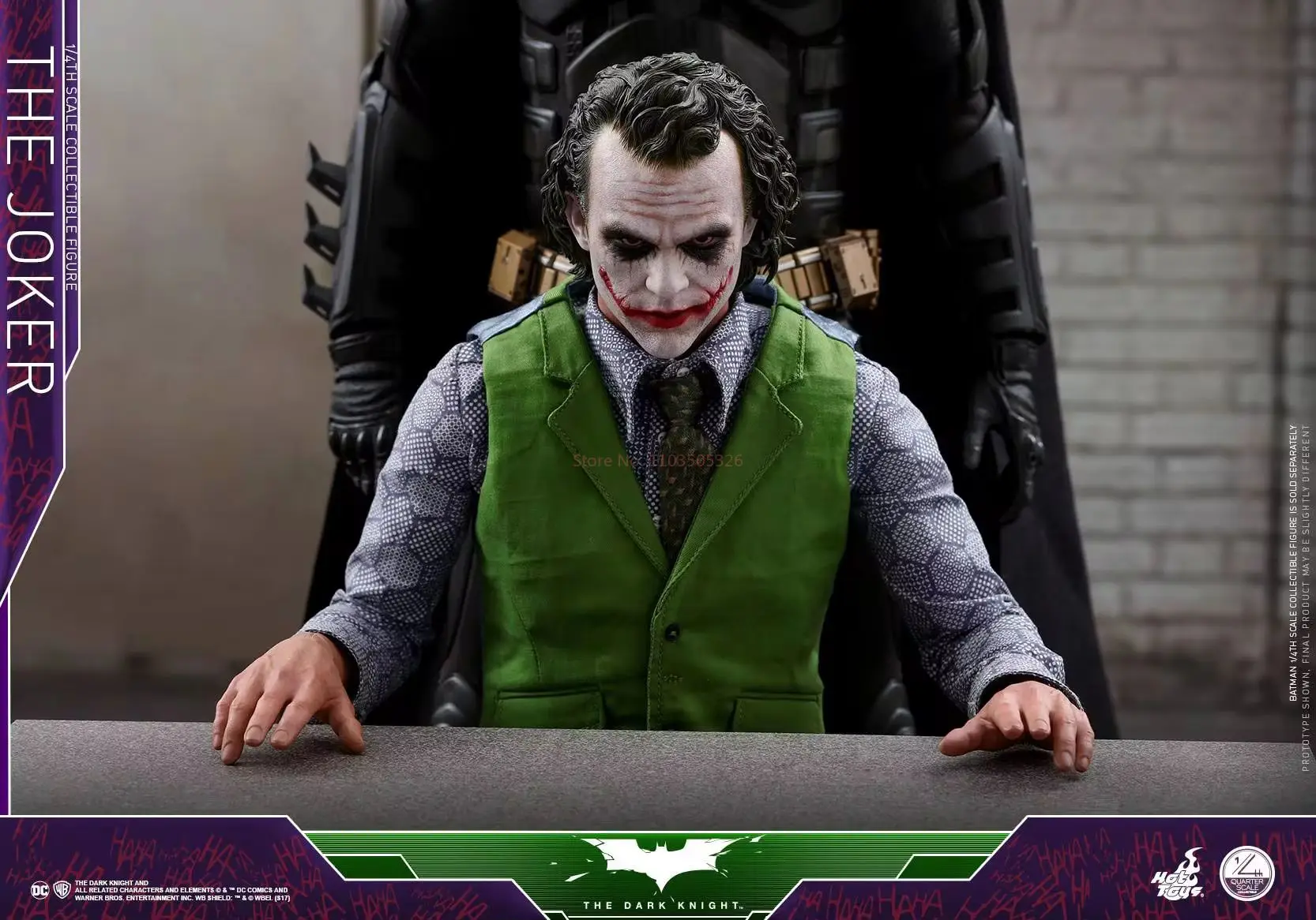 1/6 The Joker Action Figure Original Hot Toys Joker Anime Figures Ht Qs010 Statue Double Head Carving Deluxe Edition Toy Gifts