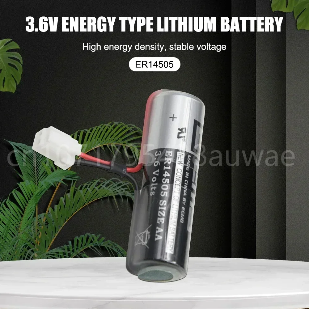 10PCS ER14505 ER14505H AA 3.6V 2400mAh Energie Lithium Batterij Slimme Meter Batterij met Plug