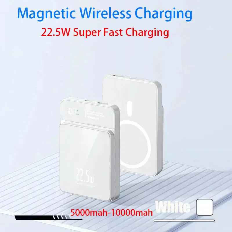 

New 22.5W 50000mah Xiaomi Power Library Wireless Magnetic Library Super Fast Charging Suitable for iPhone Samsung Huawei