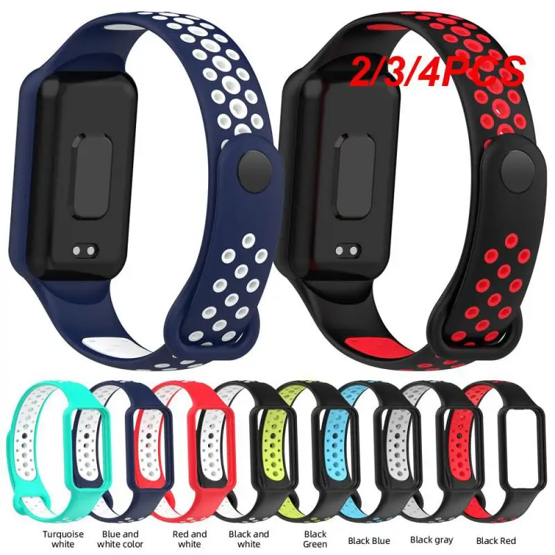 2/3/4PCS Watchband Portable Lightweight 5.5-8.7 Inches Silicone Consumer Electronics For redmi Band Wristband Bracelet