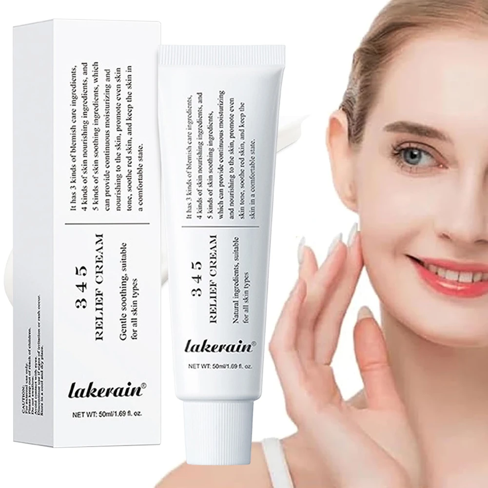 345 Intensives Repair Cream Acnes Relief Face Natural Gentle Moisturizer Hydrating Nourishing Skincare for All Skin Type