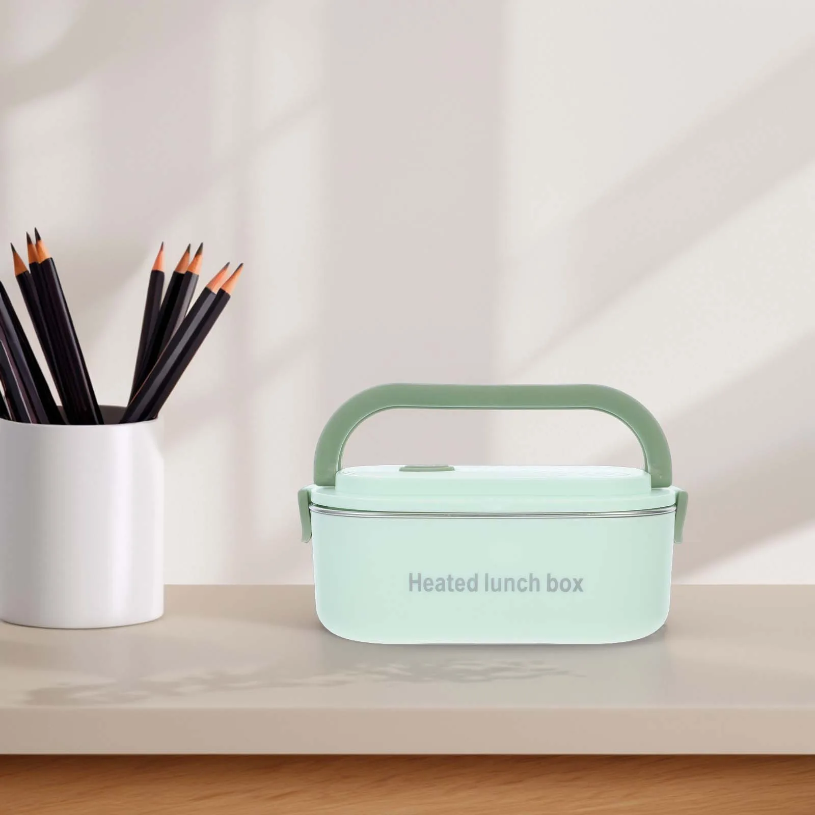

Electric Stainless Steel Portable Thermal Lunch Box Food Heater Lunch Box for Travel Work Kids Adults Food