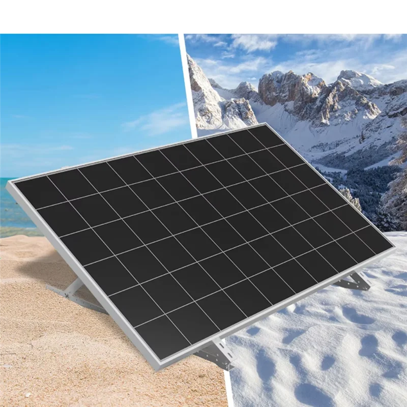

New-Solar Panel Tilt Mount Brackets 22 Inch Support Up To100w Watt Adjustable Forany Flat Roof RV Portable Foldable