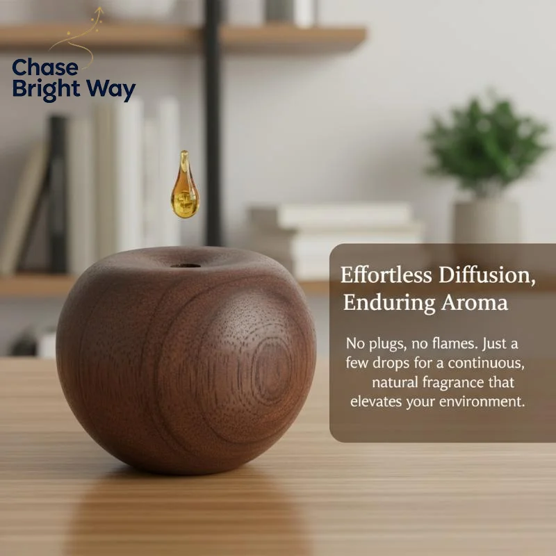 Wooden Essential Oil Diffuser 13 Set Aromatherapy Fragrance Diffuser for Office Bedroom Calm Sleep Natural Scent Device