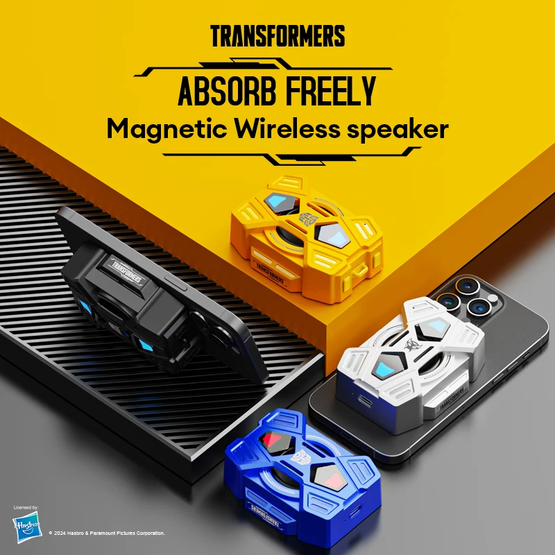 TRANSFORMERS TF-Y15 Magnetic Portable Bluetooth 5.4 Speaker Multifunctional Mini Sound Box Lighting Phone Holder Wireless Choice