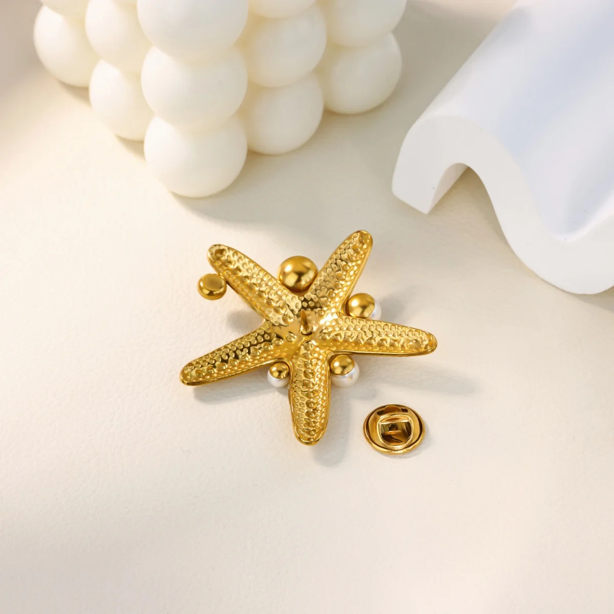 Starfish Brooch for Women Girls Gold Plated Stainless Steel Brooches Femmes Statement Jewelry Freeshipping Items Wholesale 2026