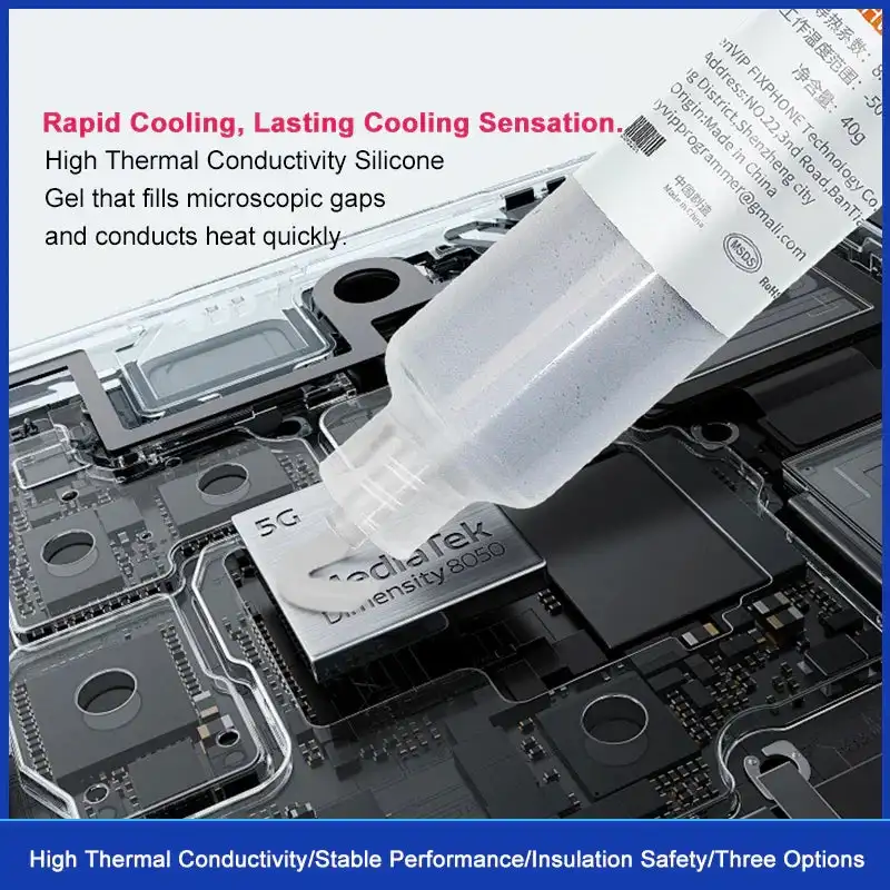 Thermal Putty 4W/6W/8.5W/m-k High Performance Heat Sink Thermal Paste For Phone chipset CPU VGA GPU IC Processor Rapid Cooling
