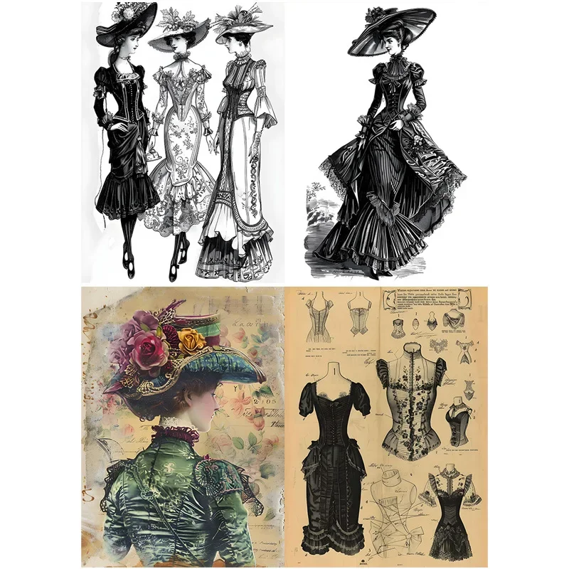 New Vintage Material Papers DIY Ledger Scrapbooking Material Elegant and Noble Diary Decoration Tailor Stickers Card Craft Work view 6