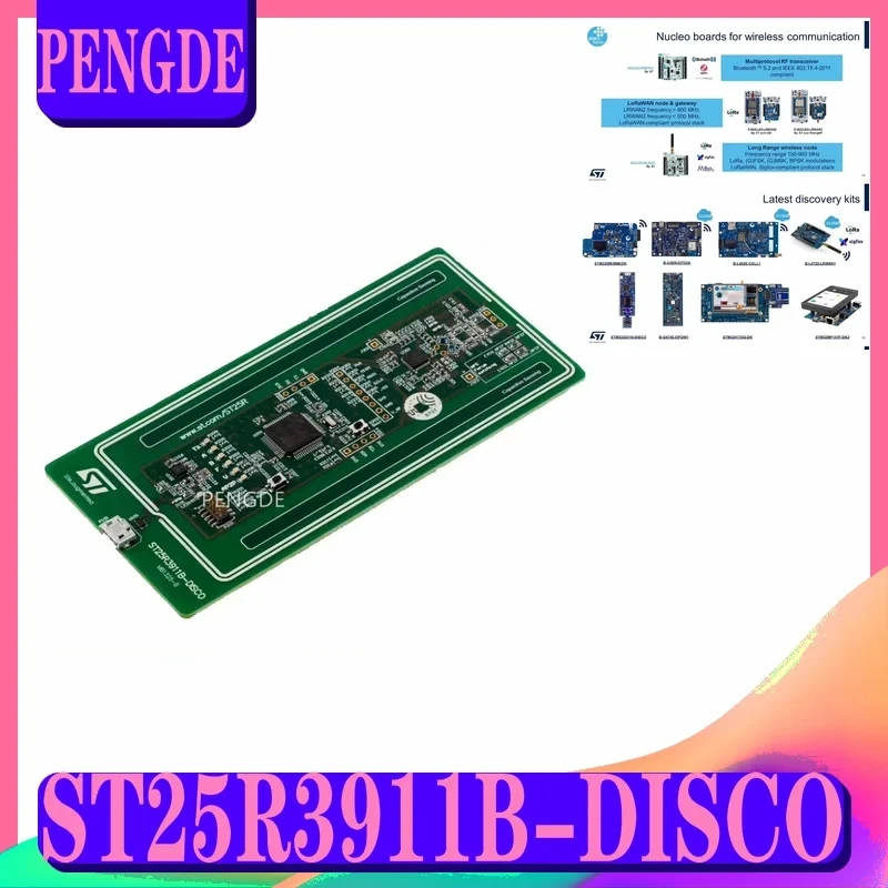 

Original spot ST25R3911B-DISCO NFC universal device and EMVCo reader discovery kit