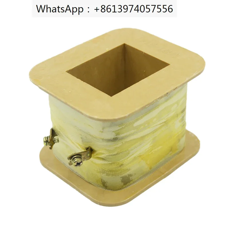 MQ1-5141 MQ1-15N AC الجر الملف اللولبي لفائف 15 كجم السكتة الدماغية 50 مم جميع الأسلاك النحاسية 380V220V #2