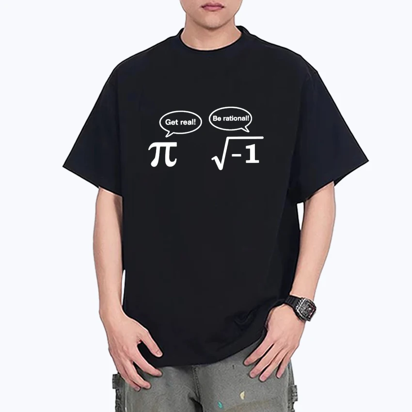 

Funny Math Design Graphic Creative 100% Cotton Oversized t-shirt Men Women short sleeve Unisex popular t-shirts Crew Neck Tops