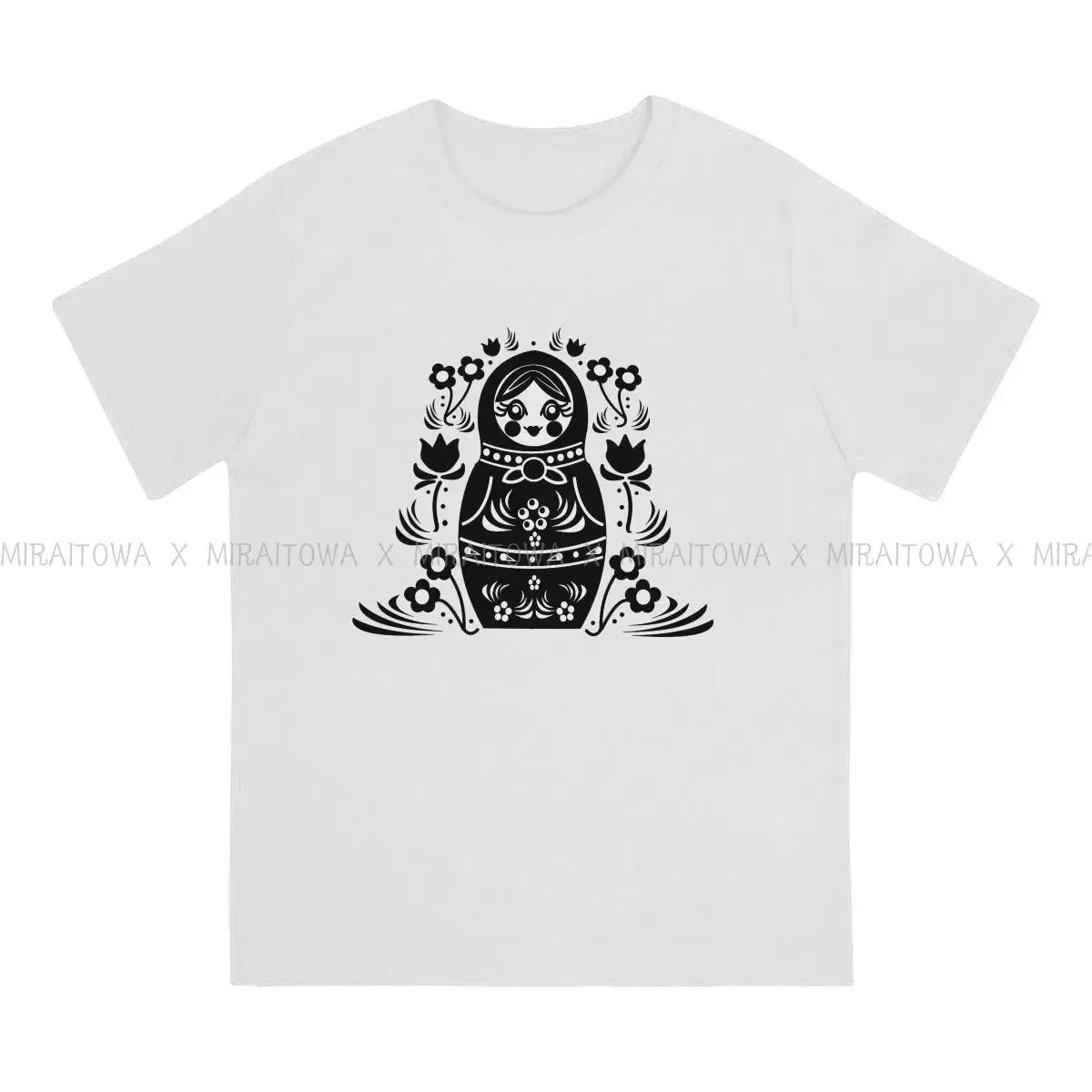 Matryoshka Nesting Flowers Unique TShirt Russian Doll Russia Top Quality New Design Gift Idea  T Shirt Stuff Hot Sale