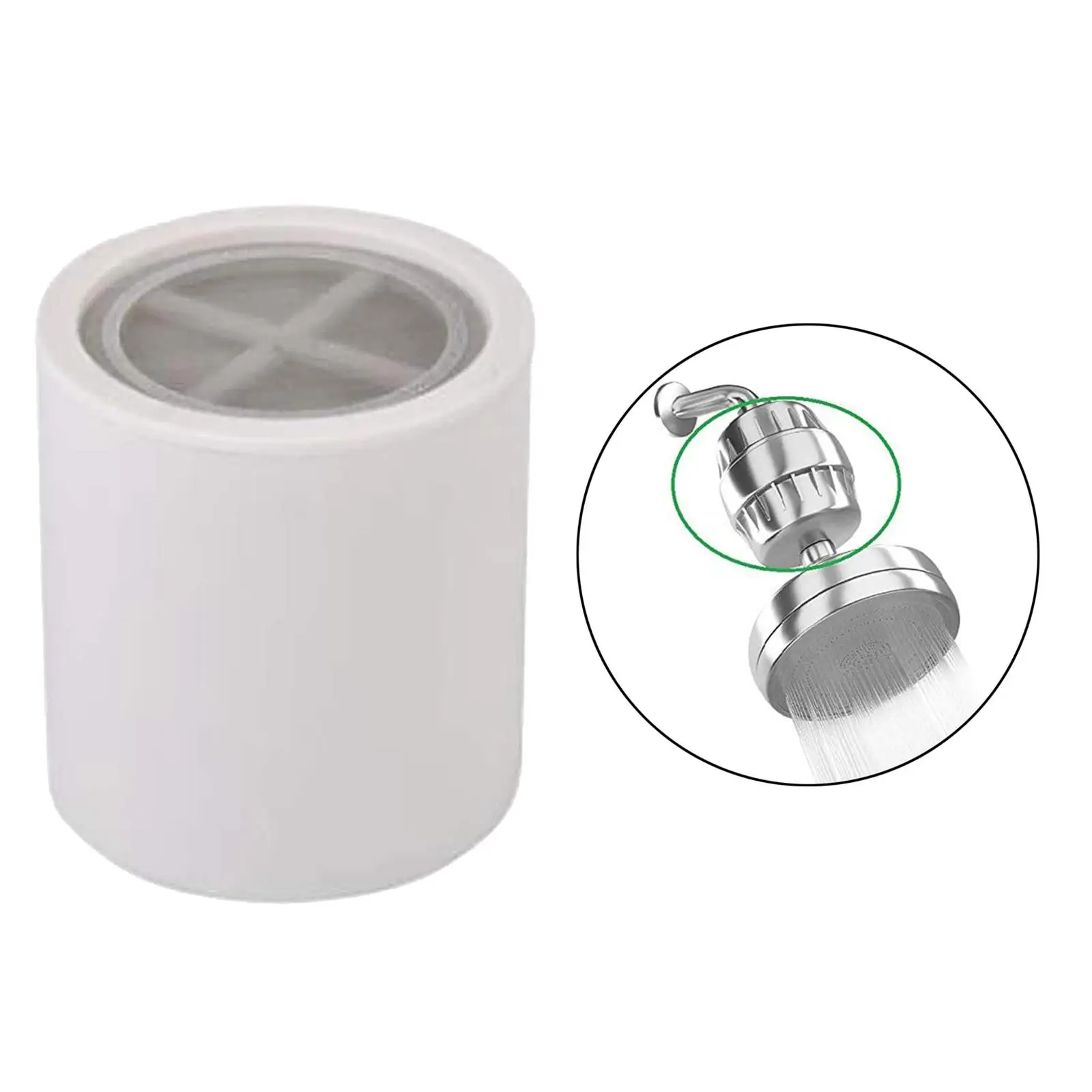 Многоступенчатый универсальный картридж для фильтра для воды для душа, средство для удаления хлора, 85x80 мм